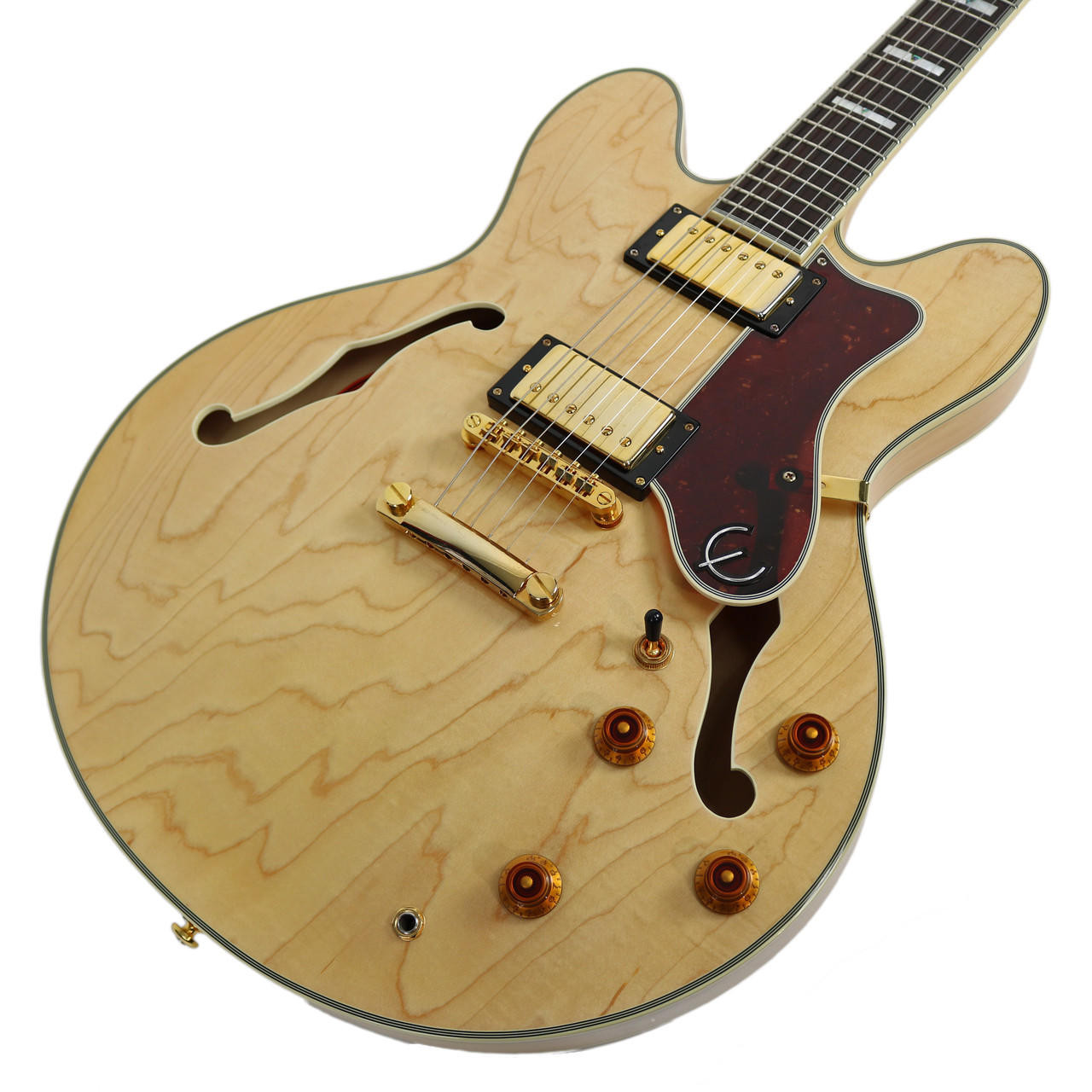 2001 Epiphone Sheraton II Natural Made in Korea | Cream City Music