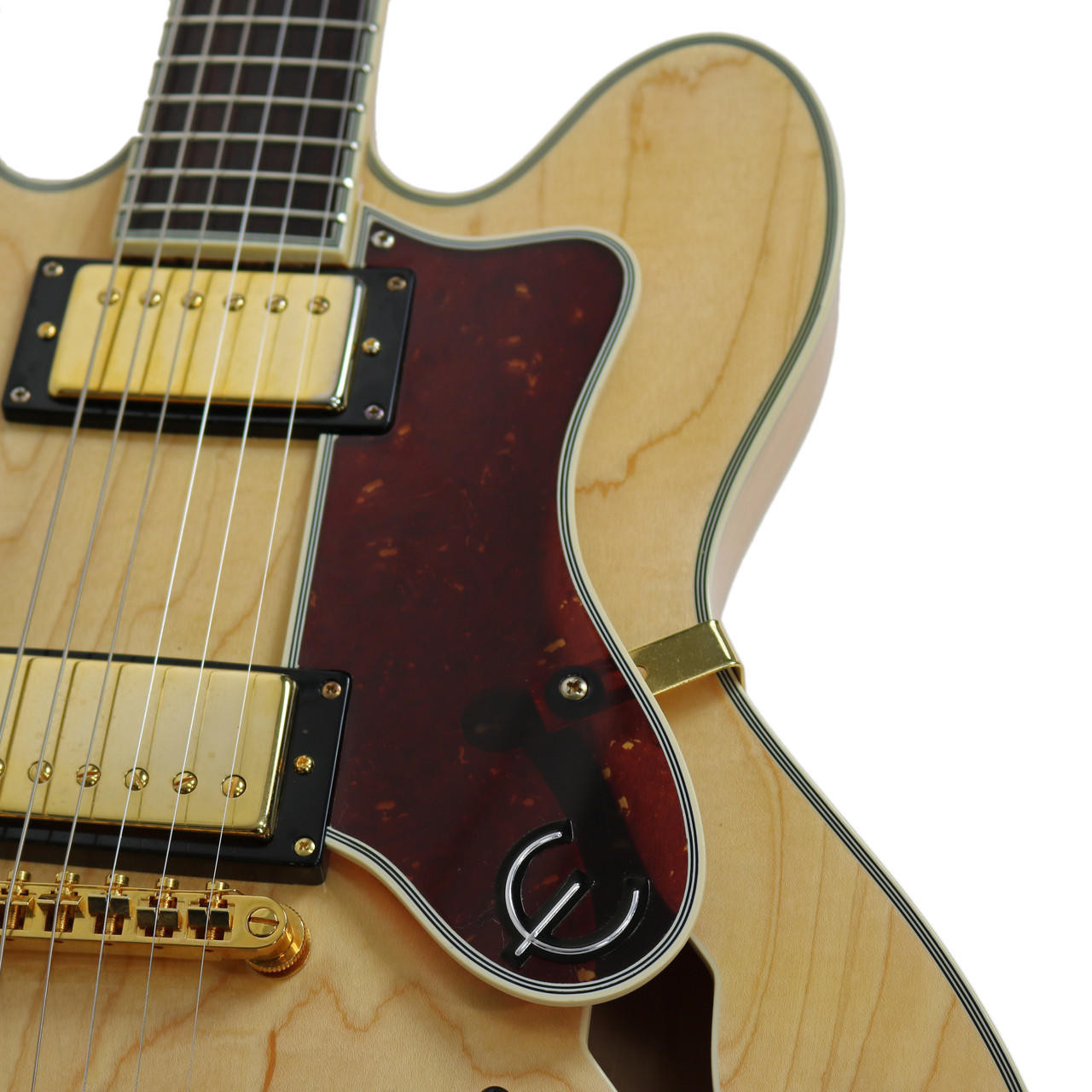 2001 Epiphone Sheraton II Natural Made in Korea | Cream City Music