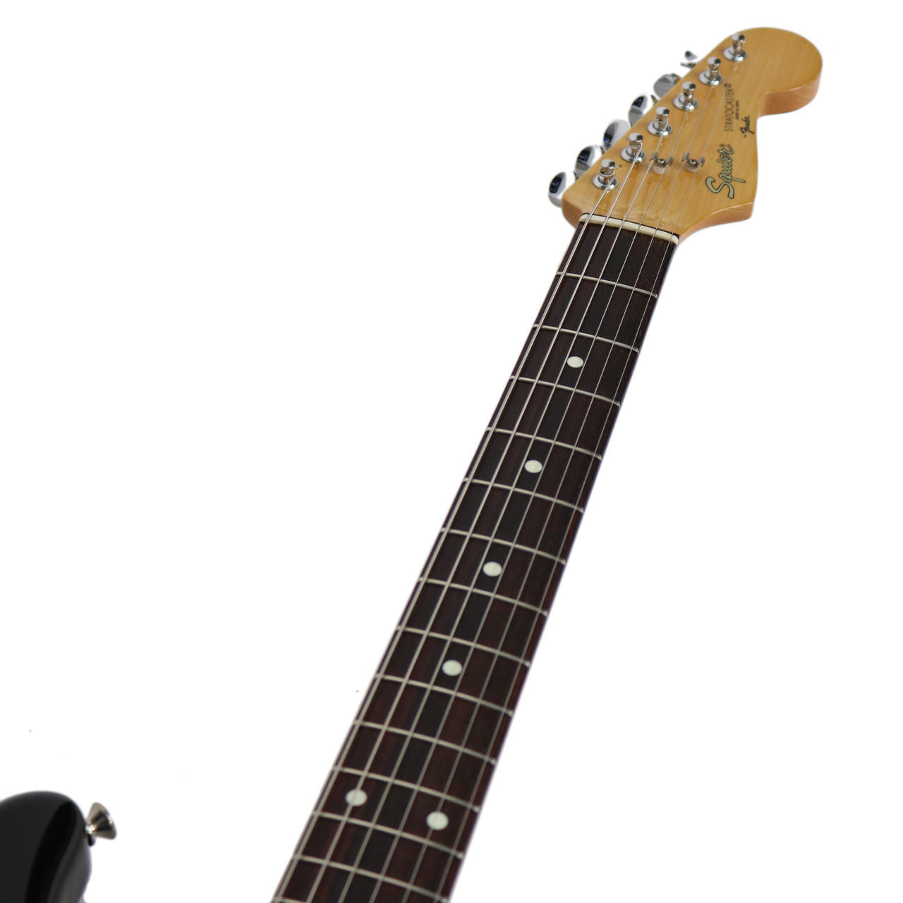 Vintage 1985 Squier Stratocaster Black Made in Japan | Cream City