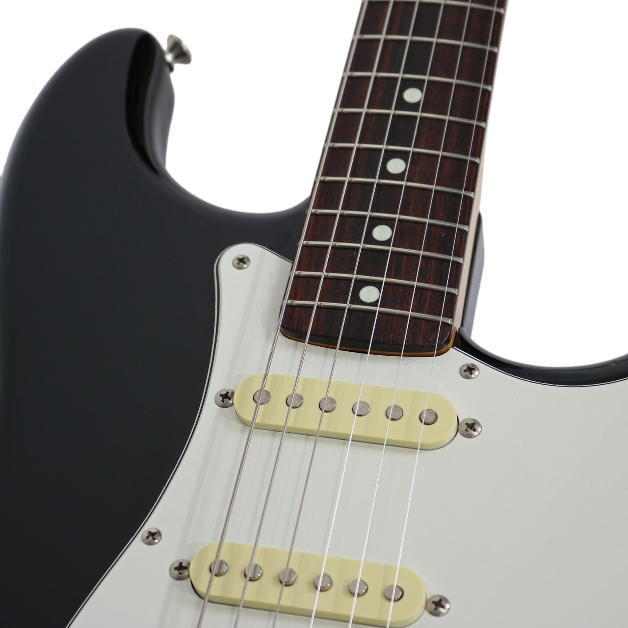 Vintage 1985 Squier Stratocaster Black Made in Japan | Cream City