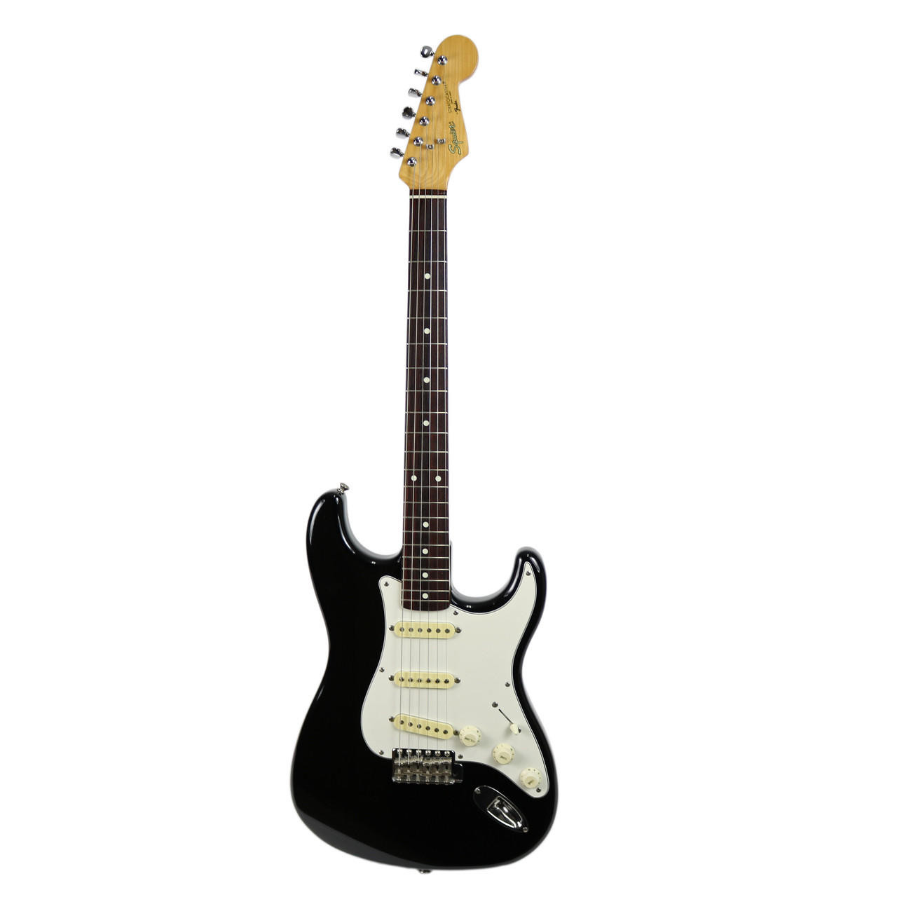 Squier Stratocaster　1985 Vintage 1985 Squier Stratocaster Black Made in Japan | Cream City