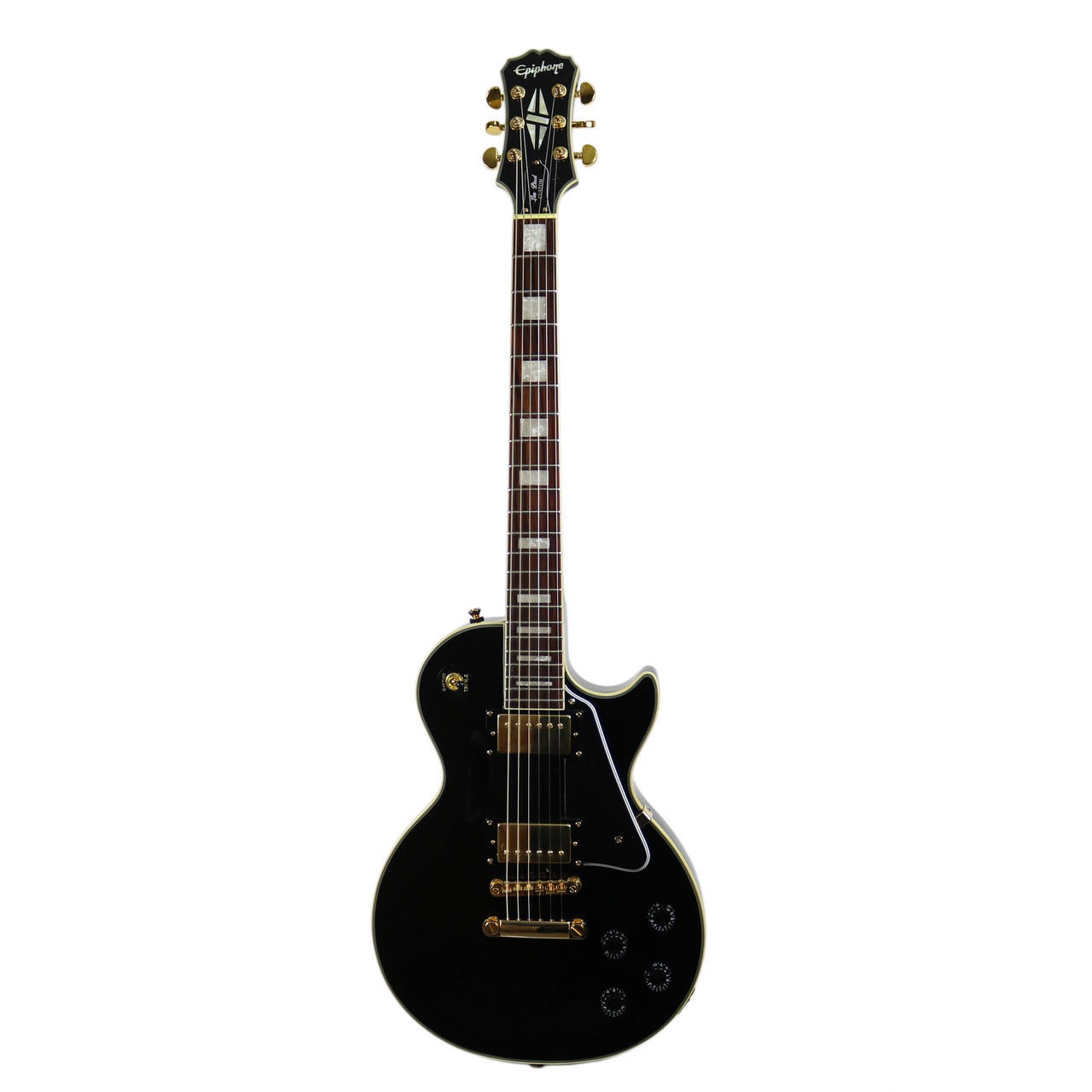 メンテ済｜Epiphone Les Paul CUSTOM ブラック 2001 Epiphone by Gibson Les Paul Custom LPC-80 Made in Japan Fujigen