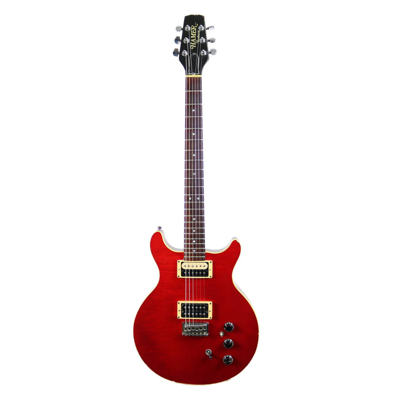 Vintage 1982 Hamer Sunburst Cherry Finish | Cream City Music