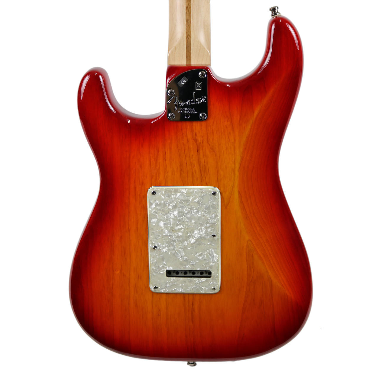 2009 Fender American Deluxe Stratocaster Cherry Sunburst | Cream