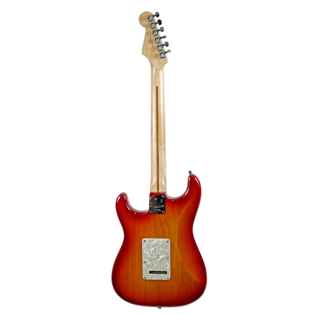 2009 Fender American Deluxe Stratocaster Cherry Sunburst | Cream