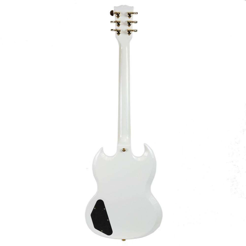 2017 Gibson SG Standard Gold Series Electric Guitar Alpine White
