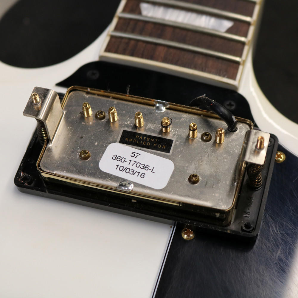 2017 Gibson SG Standard Gold Series Electric Guitar Alpine White