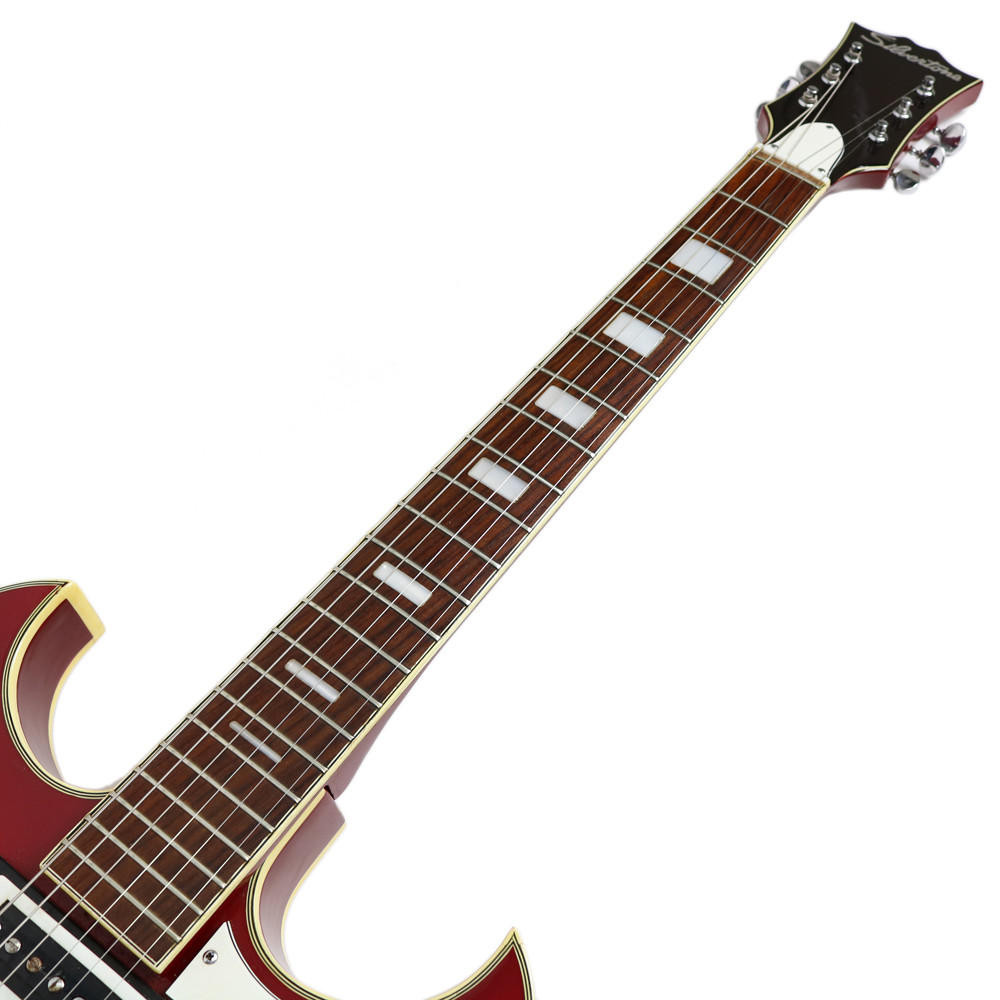 Vintage Silvertone Model 319 14609 Hollow Body Electric Guitar Red