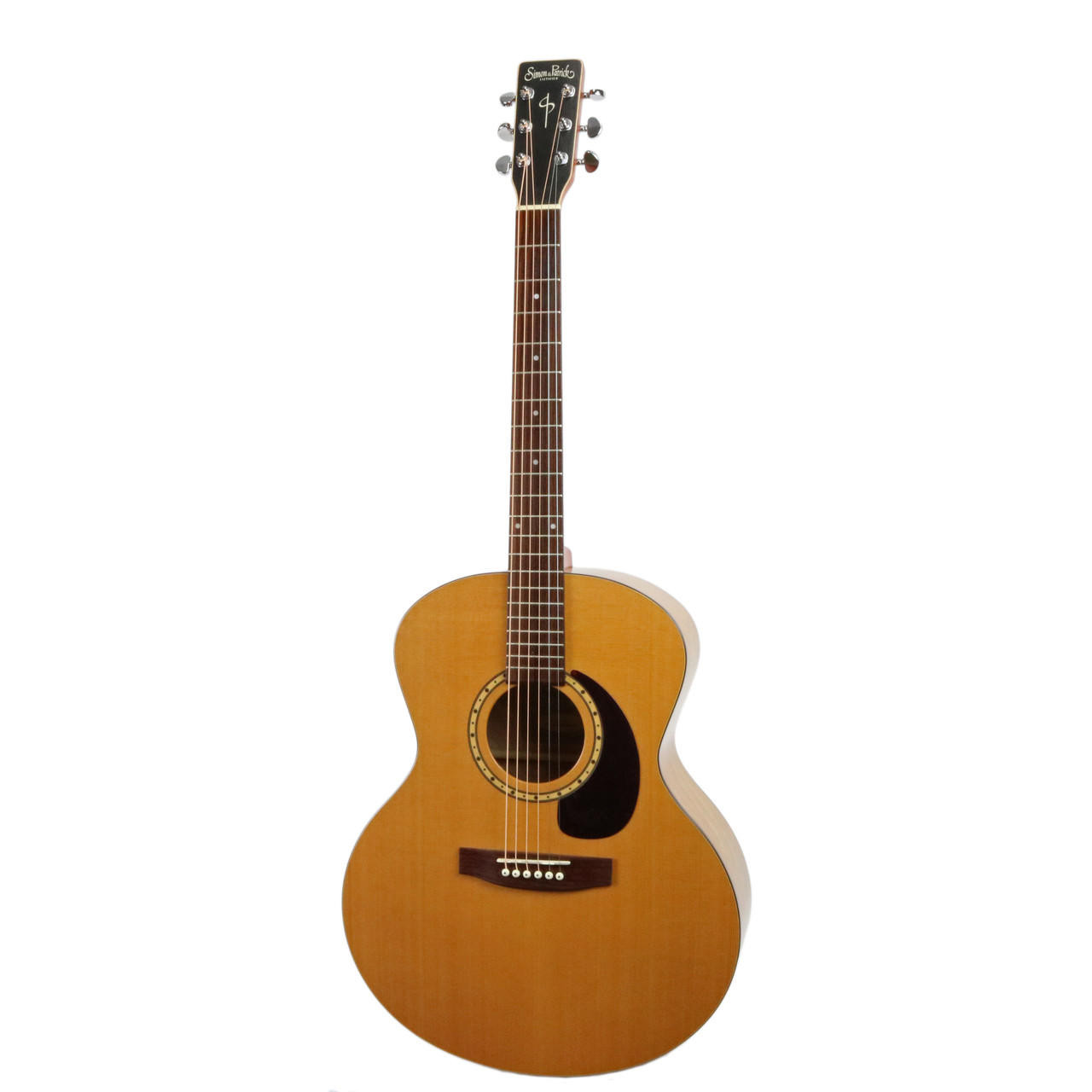 2007 Simon & Patrick Woodland Mini Jumbo Acoustic Guitar | Cream
