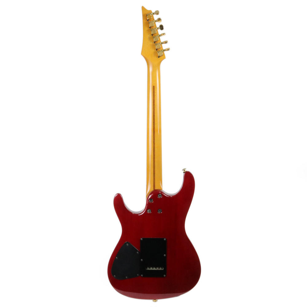 1992 Ibanez S-Series Electric Guitar Trans Red Finish | Cream City