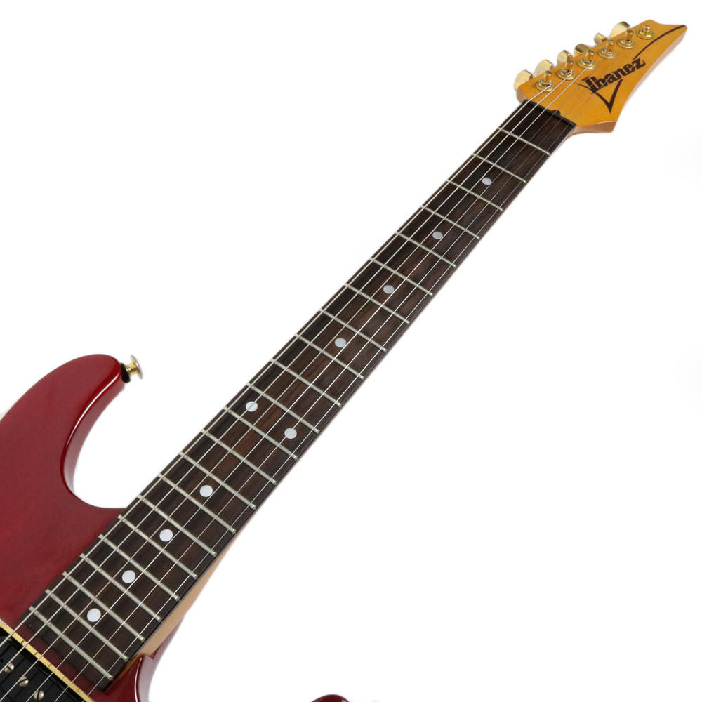 1992 Ibanez S-Series Electric Guitar Trans Red Finish | Cream City