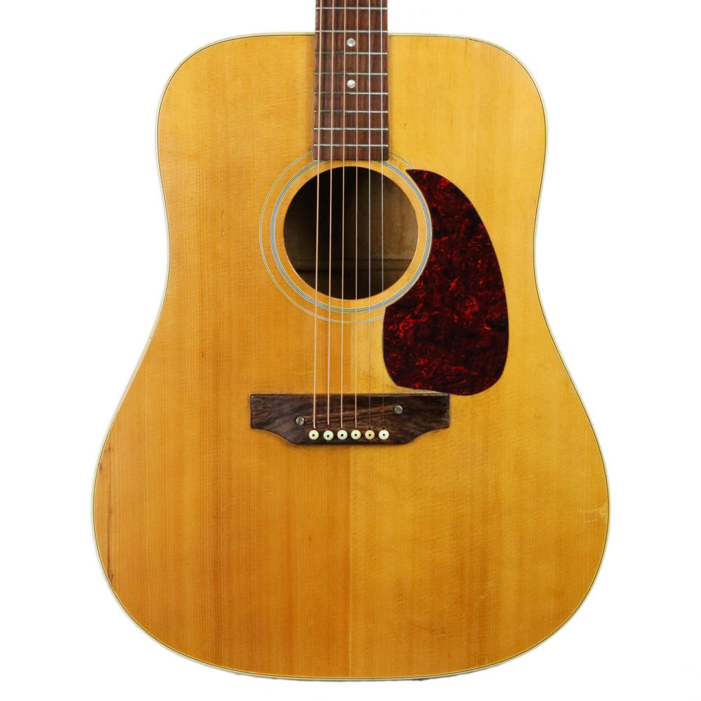 Vintage 1972 Gibson Blue Ridge Dreadnought Acoustic Guitar Natural