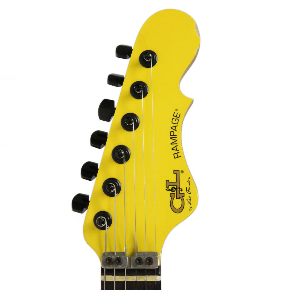 Rare Vintage 1987 G&L By Leo Fender Rampage Electric Guitar Yellow