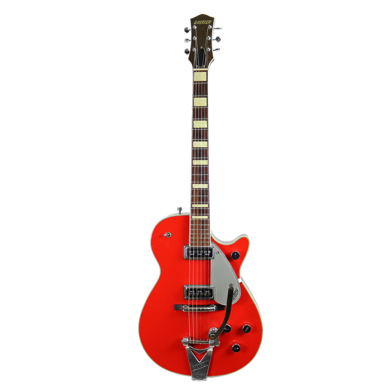 Vintage 1956 Gretsch 6131 Jet Firebird Refinished Red | Cream City