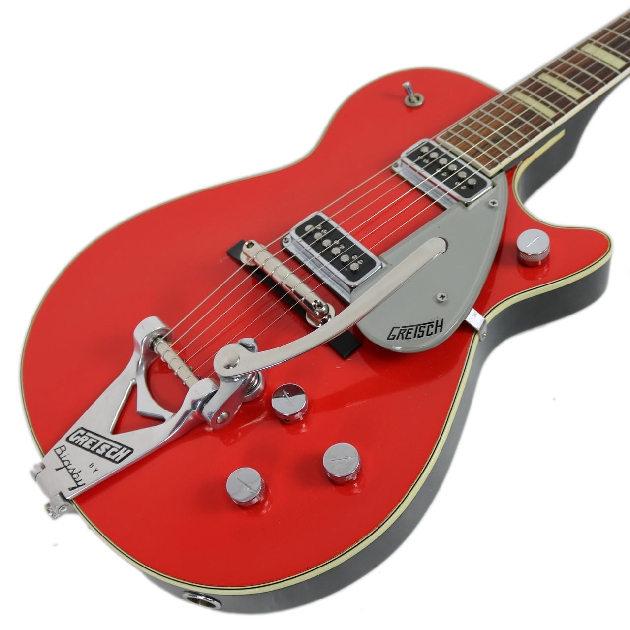 Vintage 1956 Gretsch 6131 Jet Firebird Refinished Red | Cream City