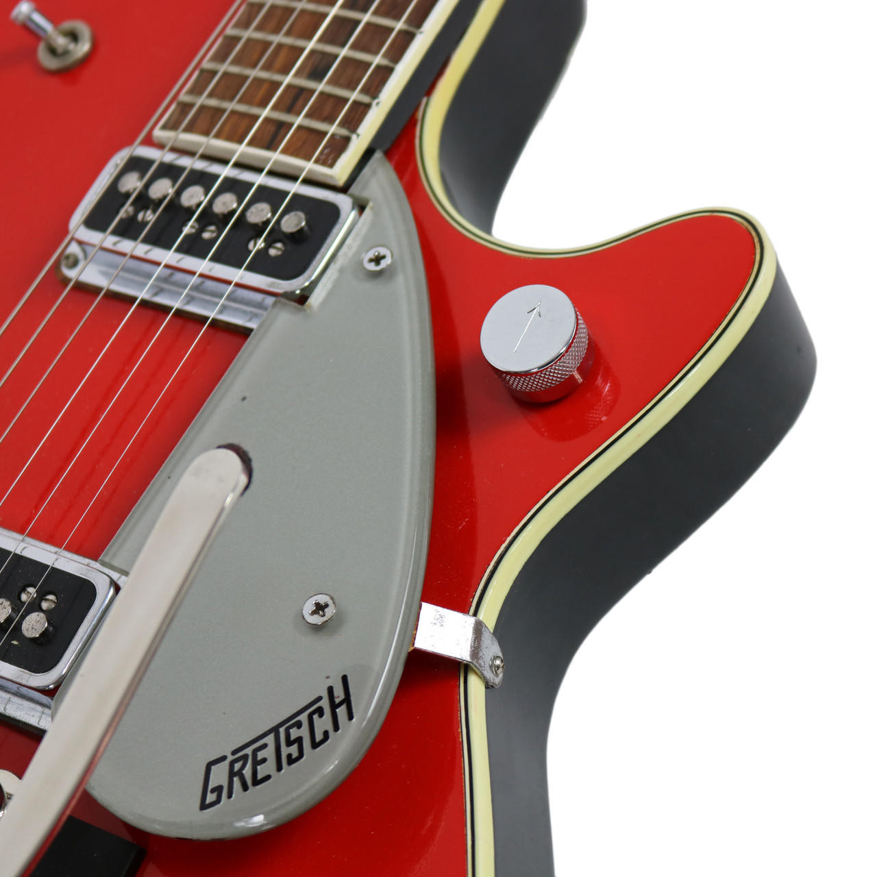 Vintage 1956 Gretsch 6131 Jet Firebird Refinished Red | Cream City