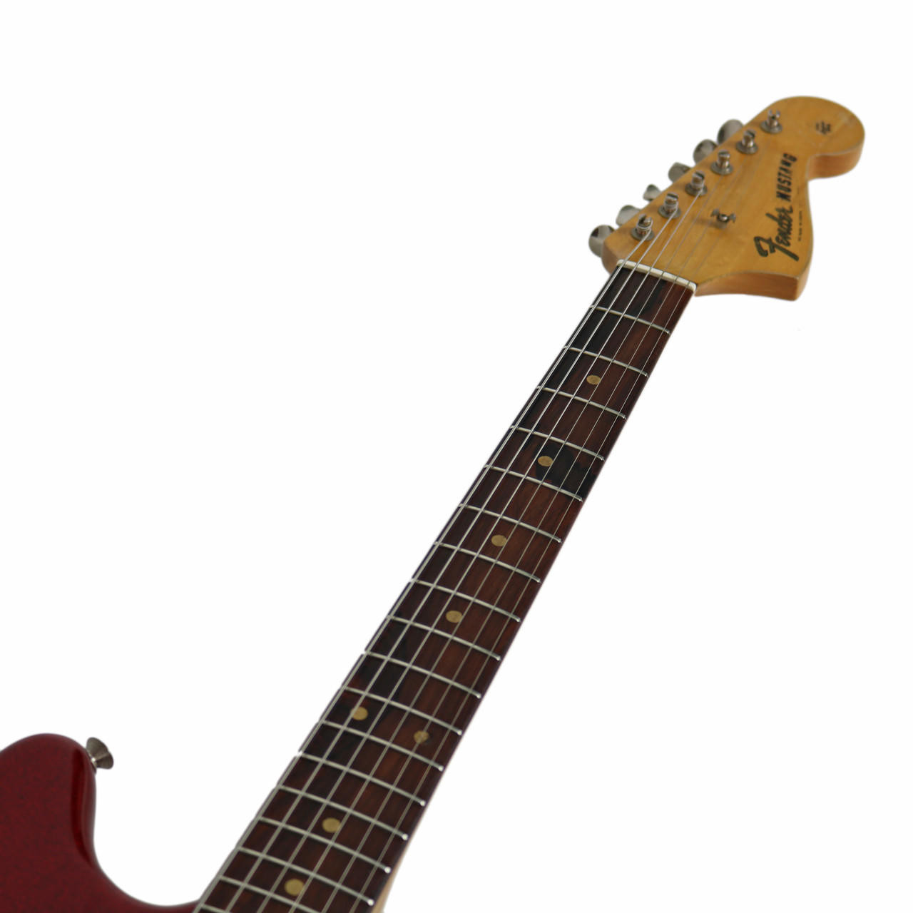 Vintage 1964 Fender Mustang Refinished Red Sparkle | Cream City Music