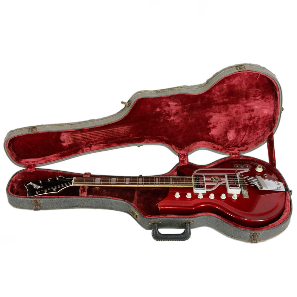 Vintage 1962 National Val Pro Westwood 77 Electric Guitar Cherry