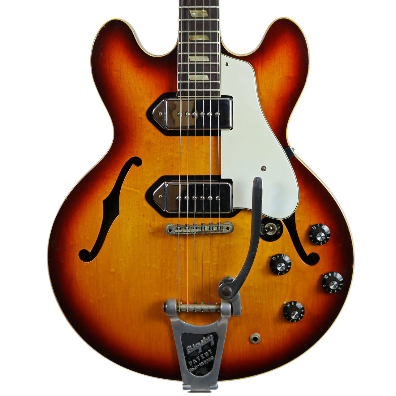 Vintage 1966 Epiphone E230TD Casino Sunburst | Cream City Music