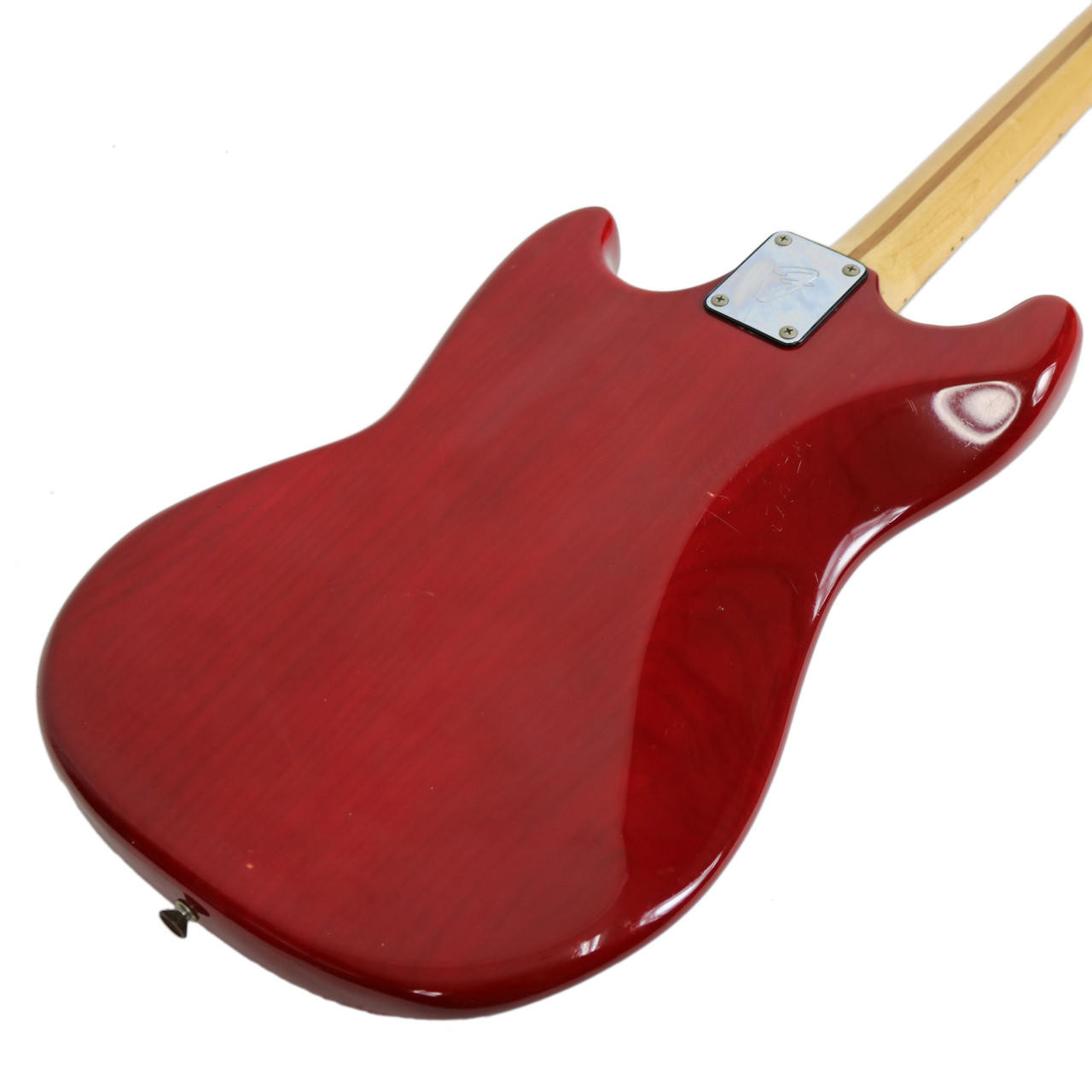 Vintage 1979 Fender Mustang Transparent Red | Cream City Music