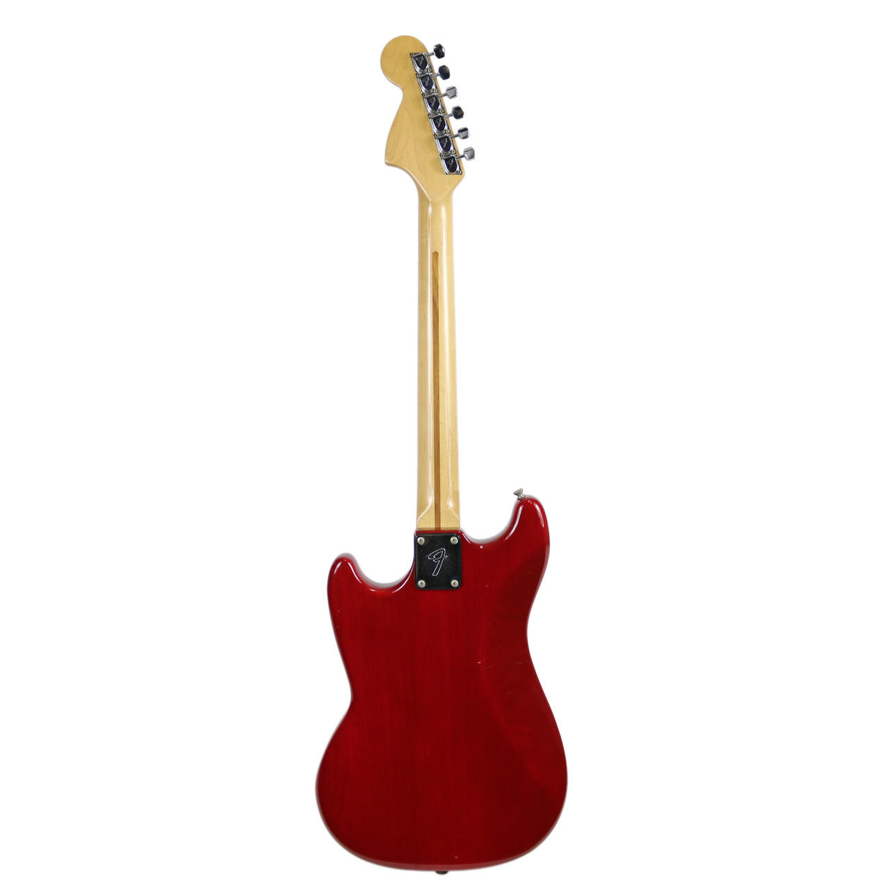 Vintage 1979 Fender Mustang Transparent Red | Cream City Music