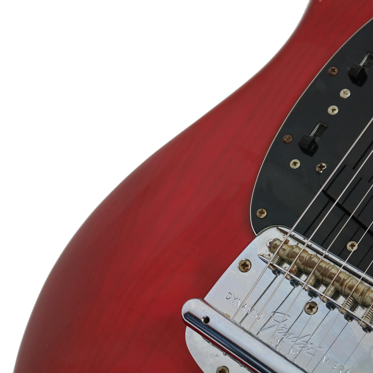Vintage 1979 Fender Mustang Transparent Red | Cream City Music