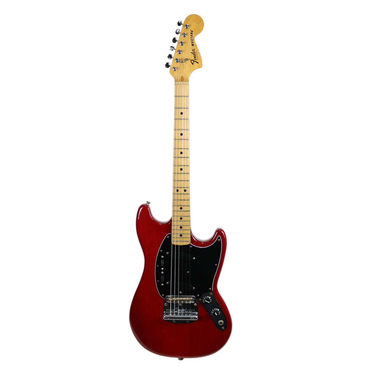【Vintage】 FENDER / 1979 Mustang ムスタング Vintage 1979 Fender Mustang Transparent Red | Cream City Music