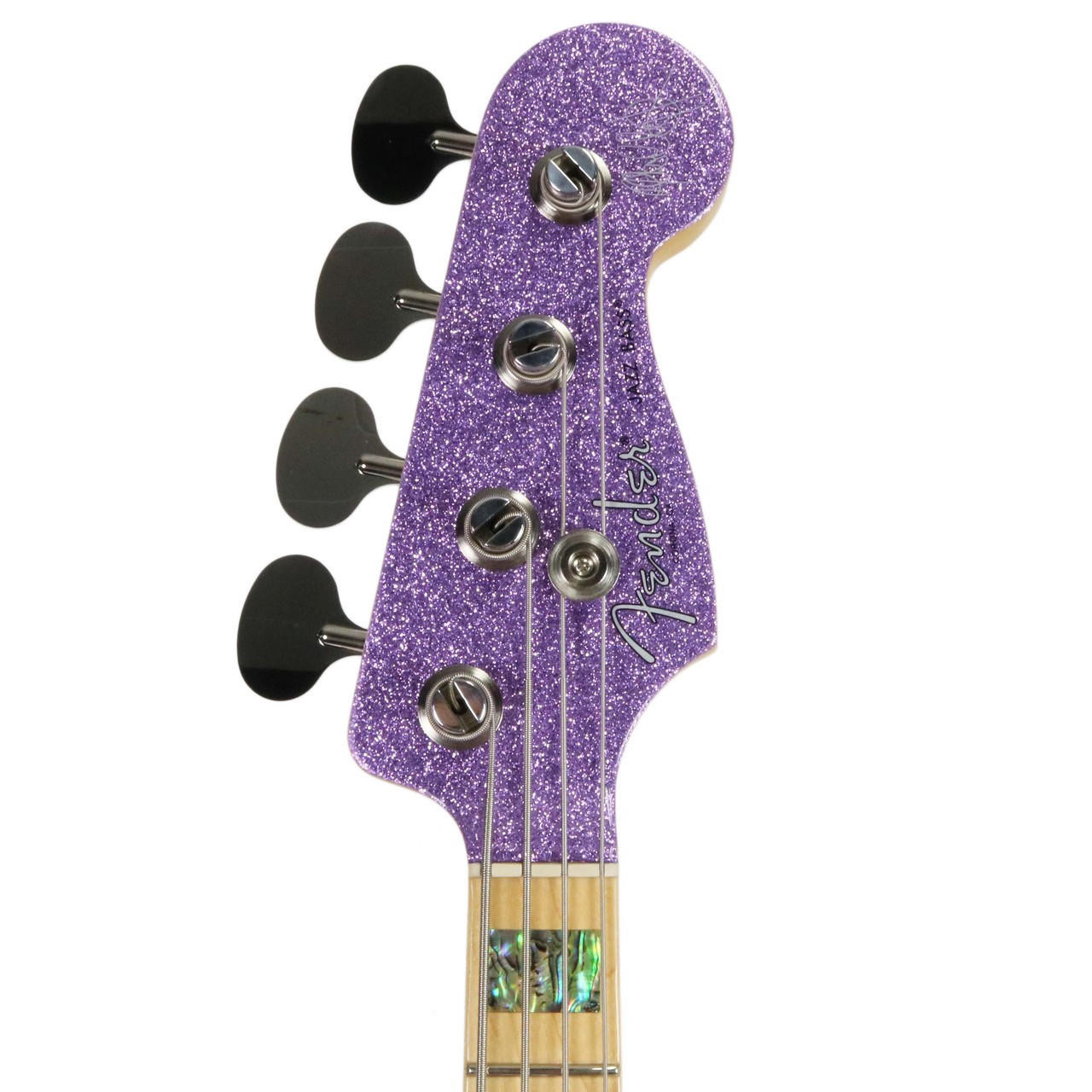 Fender Limited Edition Adam Clayton Jazz Bass in Purple Sparkle