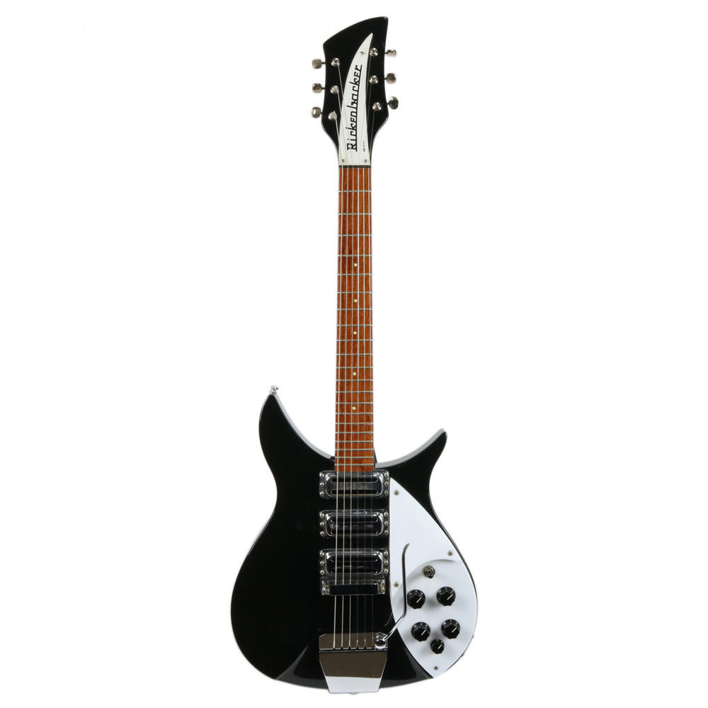 Vintage 1985 Rickenbacker 325V63 Electric Guitar Jetglo | Cream
