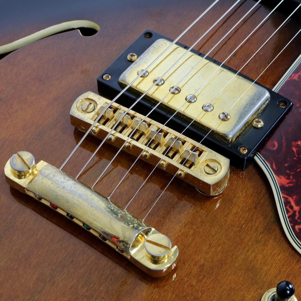 Vintage 1986 Epiphone By Gibson Sheraton Electric Guitar Sunburst