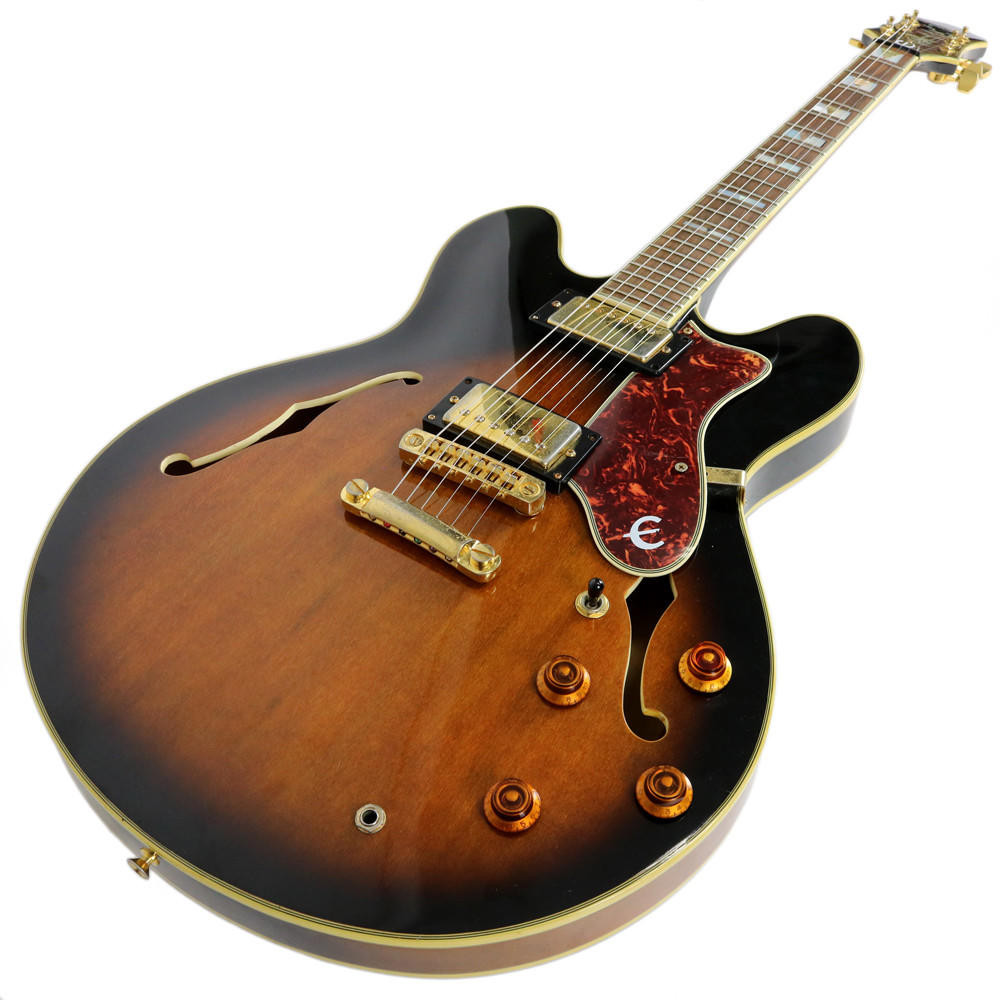 Vintage 1986 Epiphone By Gibson Sheraton Electric Guitar Sunburst