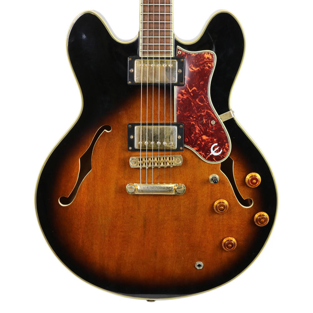 Vintage 1986 Epiphone By Gibson Sheraton Electric Guitar Sunburst