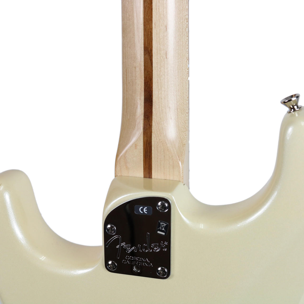 2008 Fender American Deluxe HSS Stratocaster White Pearl Metallic