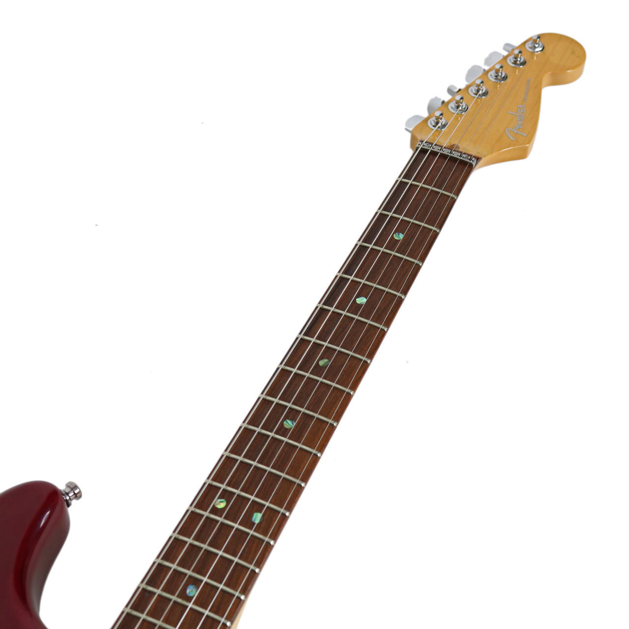 1998 Fender American Deluxe Stratocaster Midnight Wine Transparent