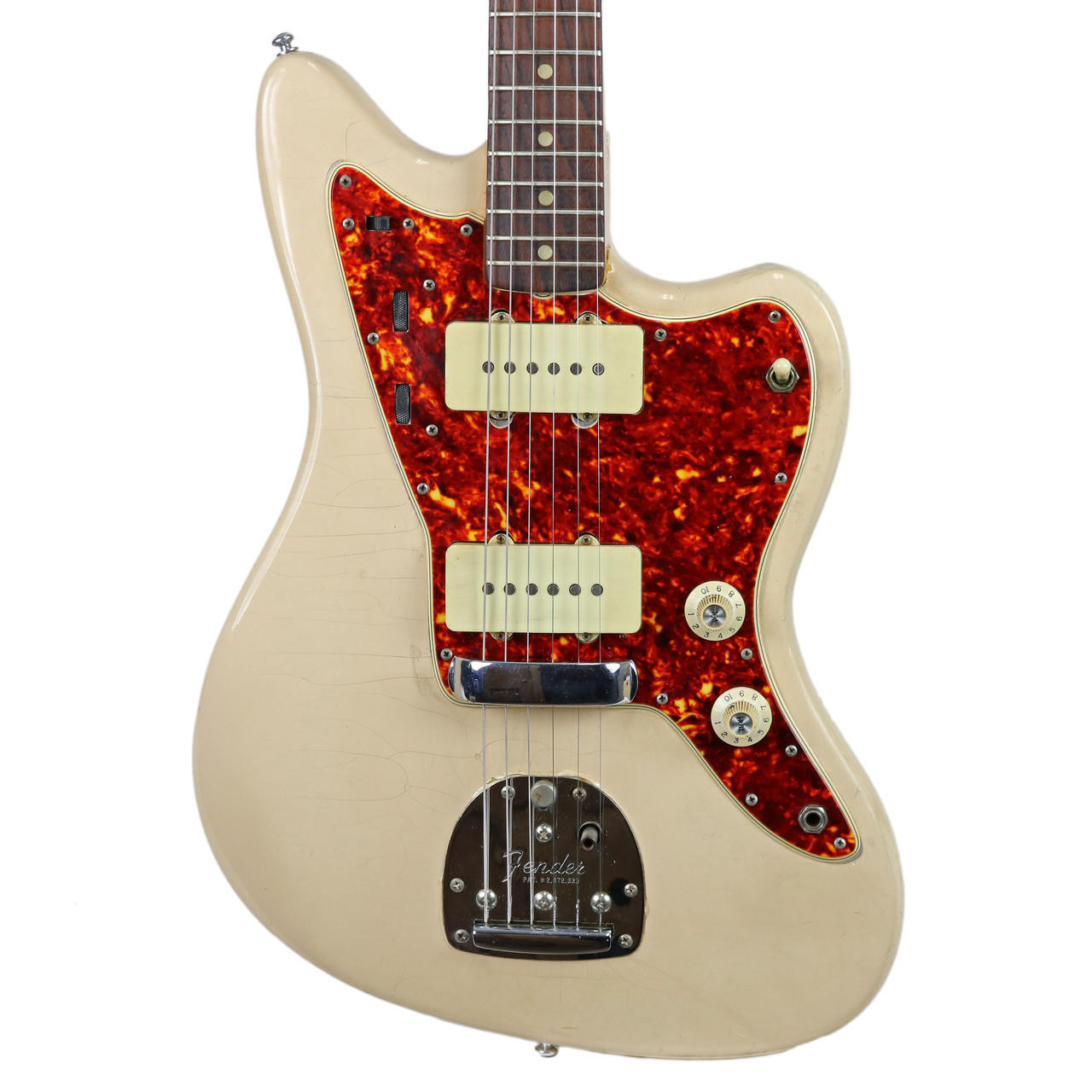 Vintage 1965 Fender Jazzmaster Refinished White | Cream City Music