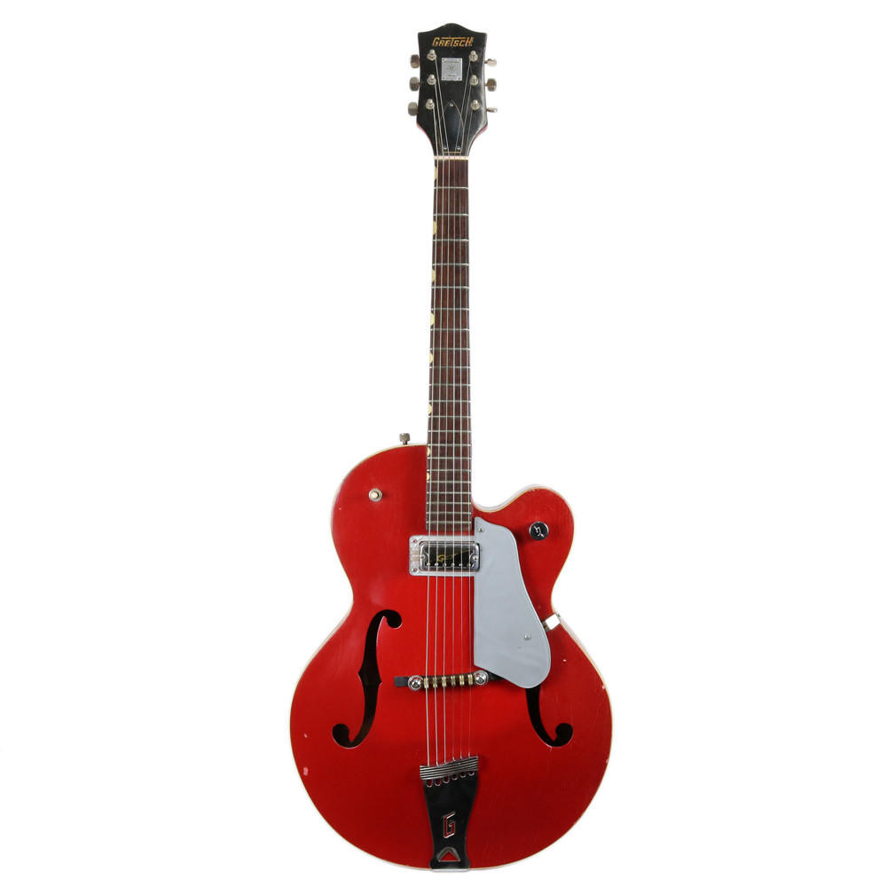 Vintage 1960's Gretsch 6125 Single Anniversary Electric Guitar Red