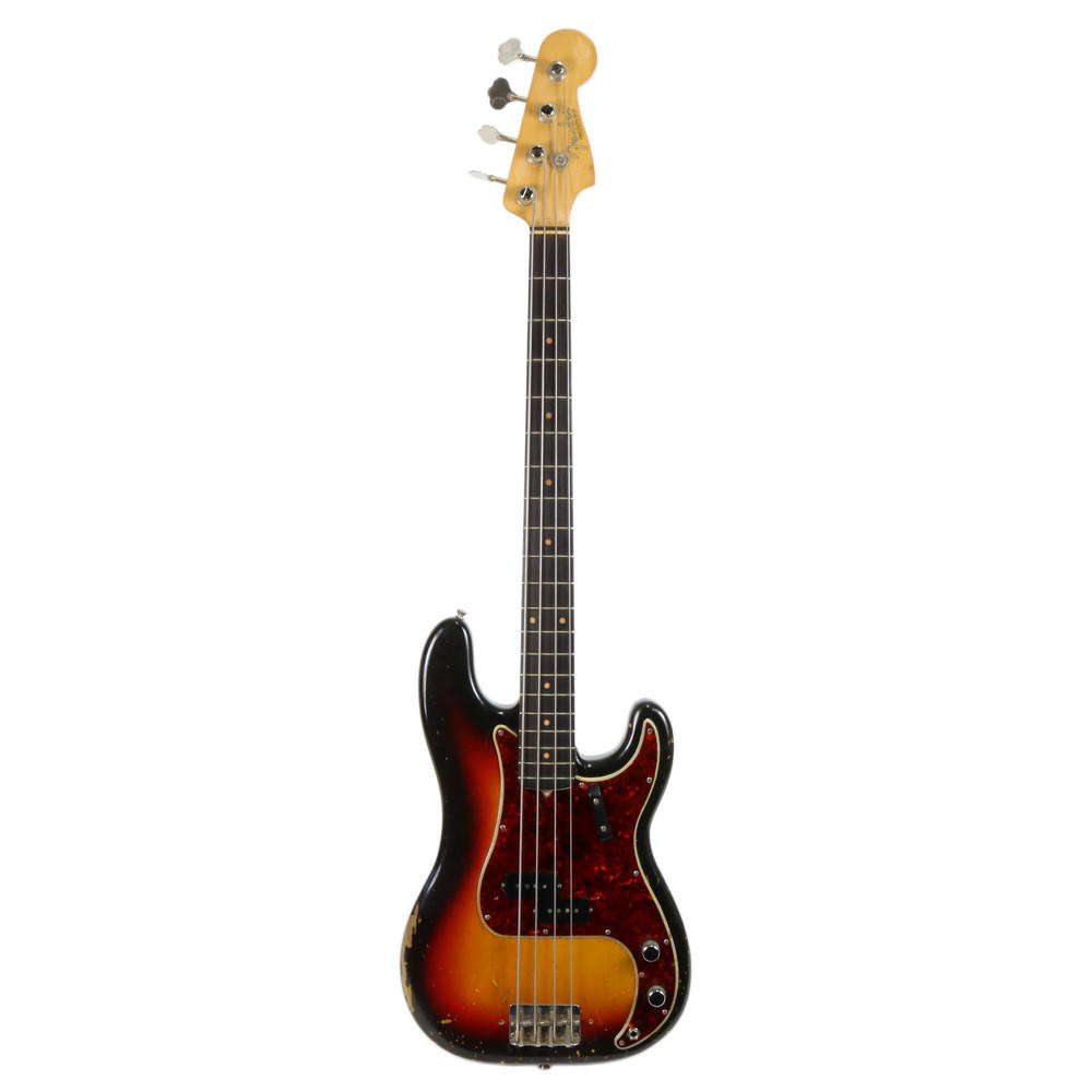 Vintage 1963 Fender Precision Bass Sunburst Finish | Cream City Music