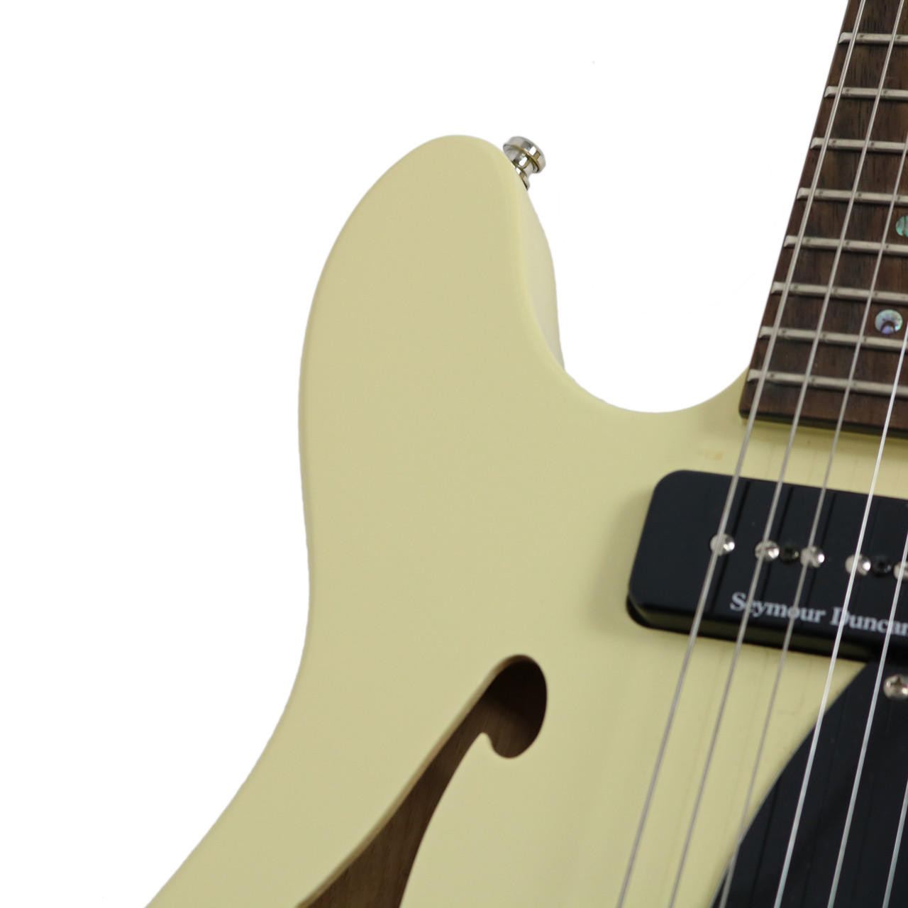 2004 Fender TC-90 Thinline Cutaway Vintage White | Cream City Music