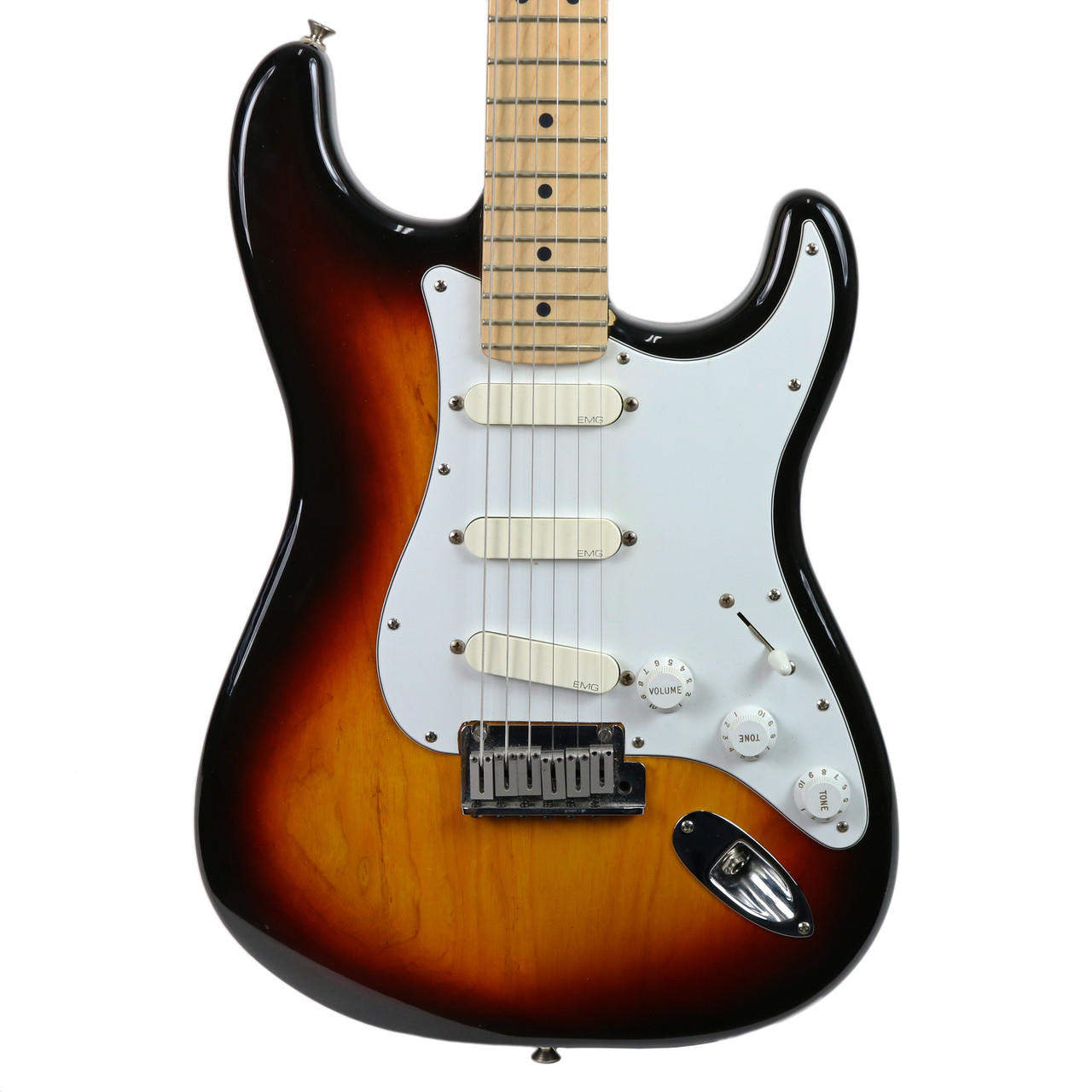 2005 Fender Stratocaster w/EMG's Sunburst | Cream City Music