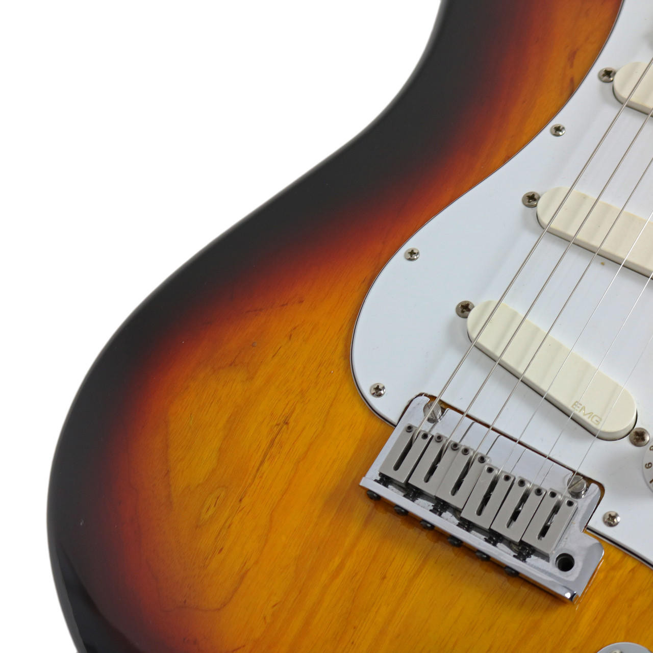 2005 Fender Stratocaster w/EMG's Sunburst | Cream City Music