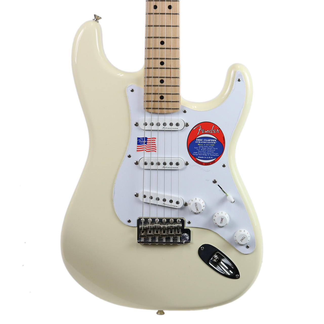 2015 Fender Eric Clapton Signature Stratocaster Olympic White