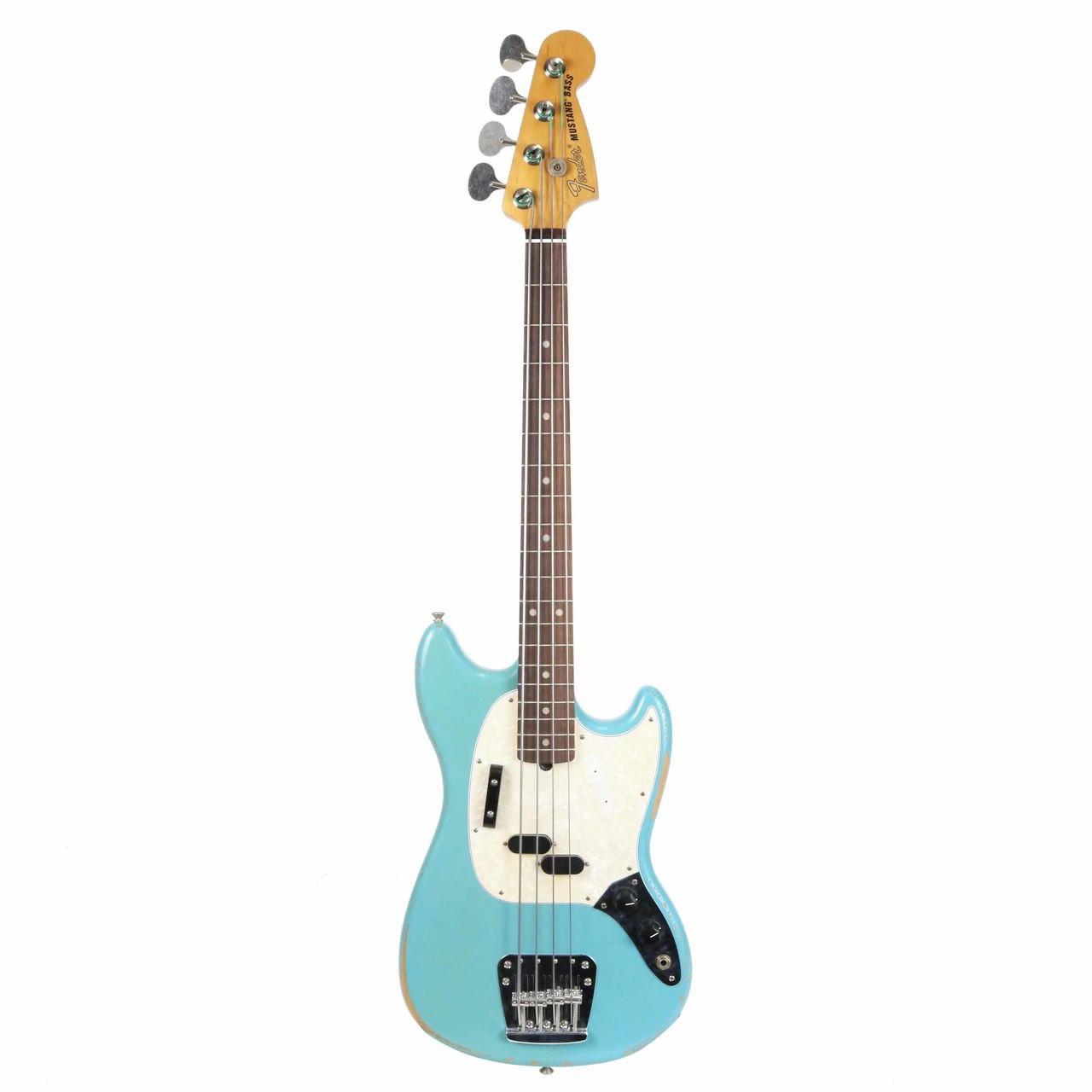 Fender Justin Meldal-Johnsen JMJ Road Worn Mustang Bass in Daphne