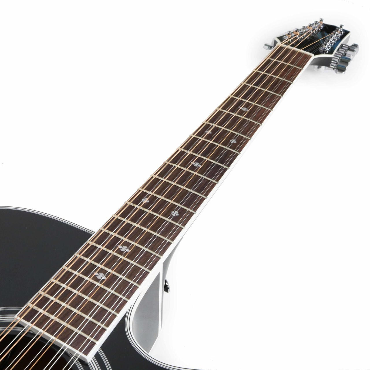 Takamine EF381SC 12 String Dreadnought Acoustic Electric in Black