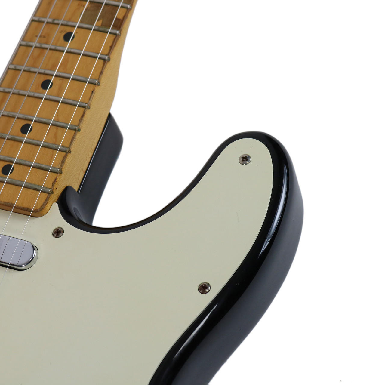 Vintage 1984 Fender Telecaster Electric Guitar Black Finish