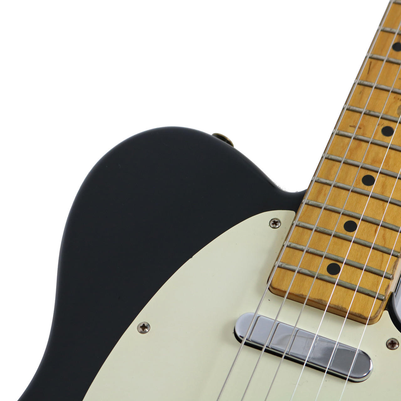 Vintage 1984 Fender Telecaster Electric Guitar Black Finish