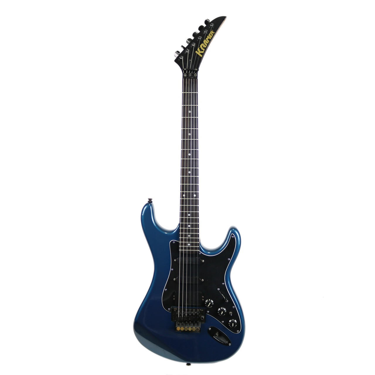Used Kramer Seymour Duncan HSS Electric Guitar Metallic Blue