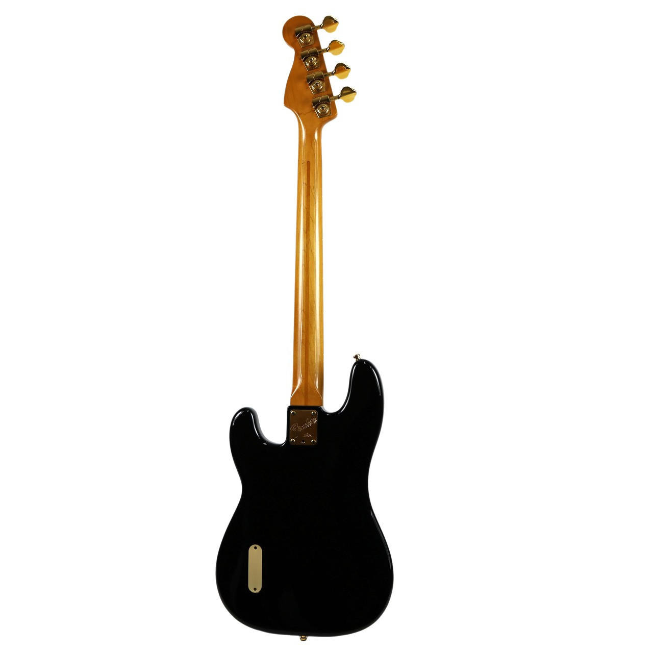 Vintage 1984 Fender Precision Bass Gold Elite II Black Finish