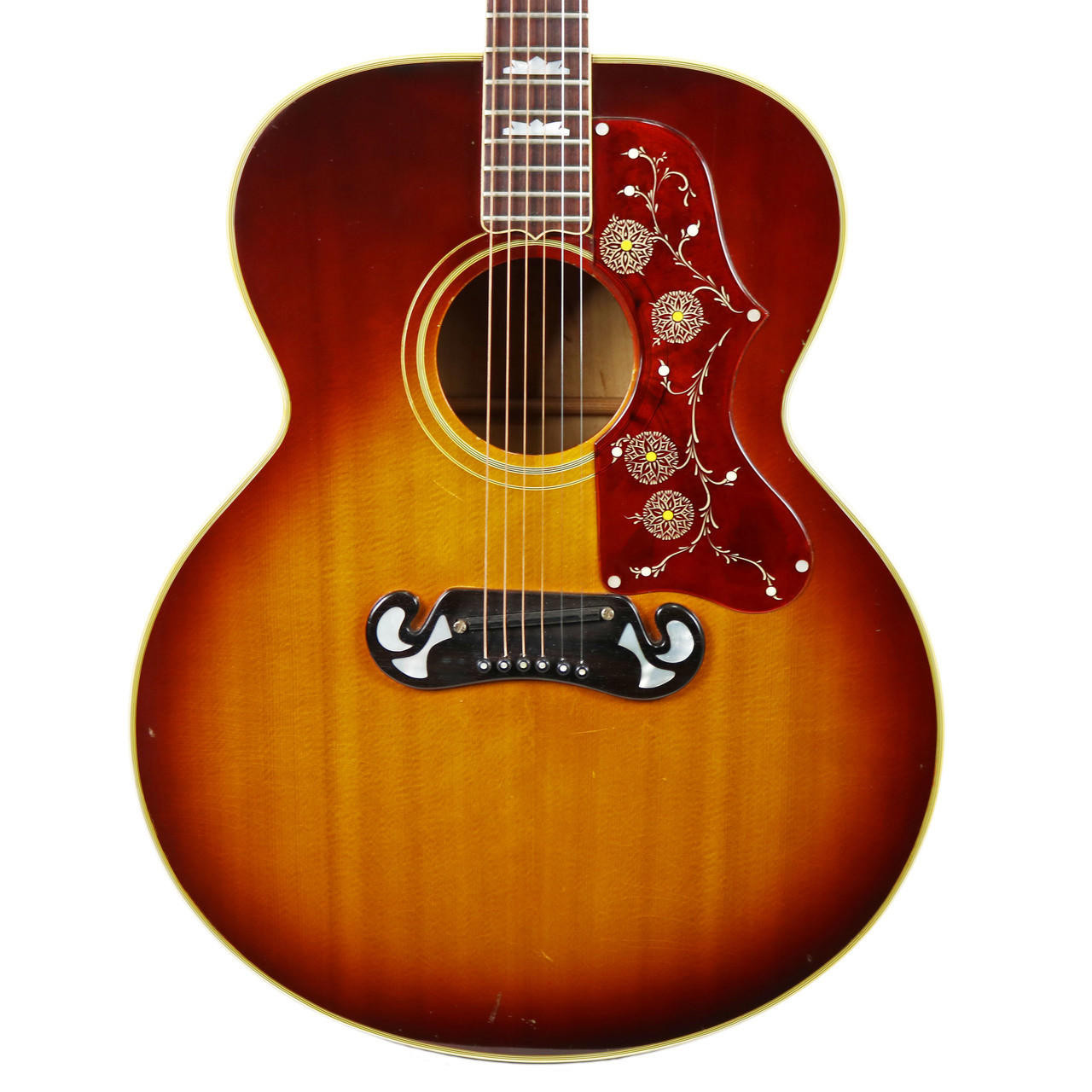 売約済【ビンテージ guitar】Aria アコースティックギター / ハミングバード スーパージャンボ / Gibson J-200 model Vintage File】#2 Gibson 1951年製 SJ-200 Sunburst ～スターのための