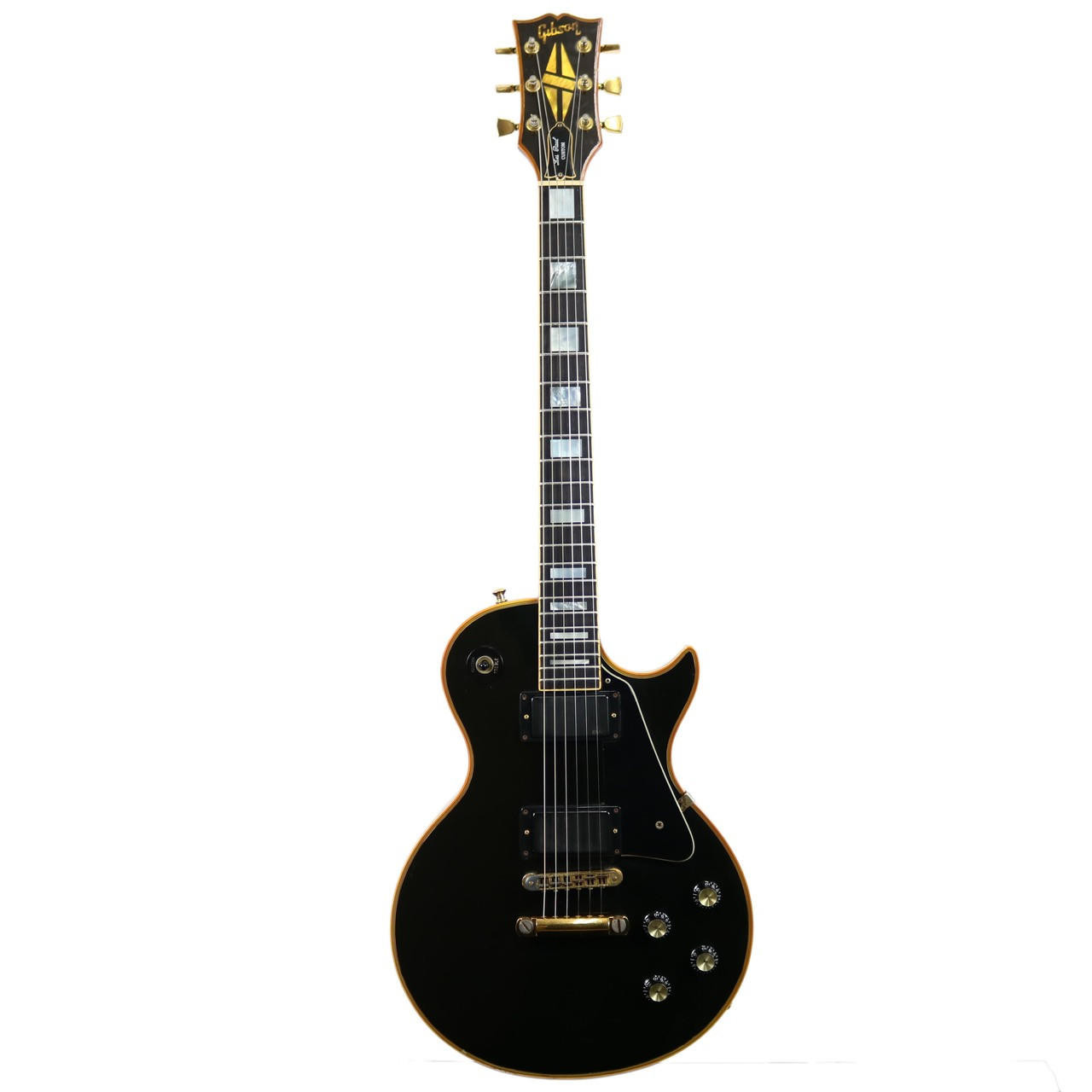 Vintage 1978 Gibson Les Paul Custom Electric Guitar Ebony Finish