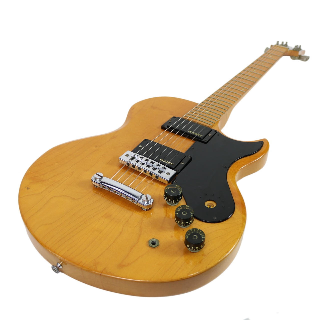 Vintage 1975 Gibson L6-S Electric Guitar Natural Finish | Cream